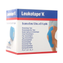 Leukotape K Bande Taping de Kinésiologie 5 cm x 5 m - Couleur : Bleu 2