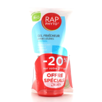 Rap Phyto Gel Fraîcheur Jambes Légères Bio Menthol 2 x 150 ml