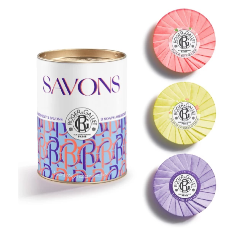 Boîte Savons Parfumés Flower Power 3 x 100 g Boîte Savons Parfumés Flower Power 3 x 100 g