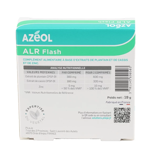 Azéol ALR Flash 30 comprimés