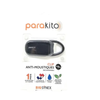 Clip Noir Anti-Moustique Rechargeable