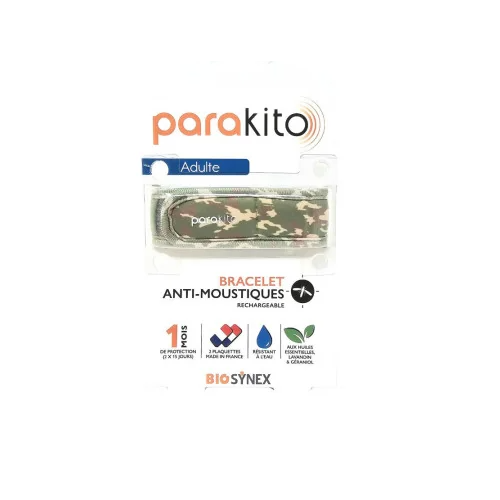 Bracelet Anti-Moustiques Adulte Camouflage Bracelet Anti-Moustiques Adulte Camouflage