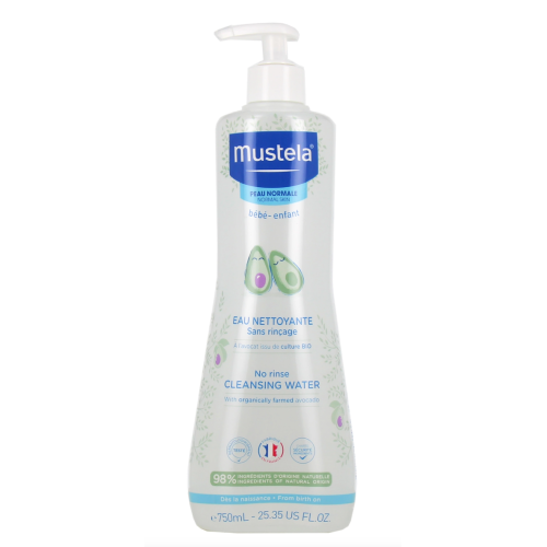 Eau nettoyante sans rinçage à l'avocat 750 ml Eau nettoyante sans rinçage à l'avocat 750 ml