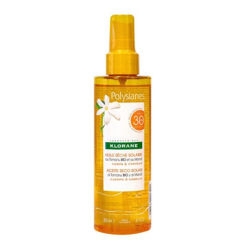 Huile sèche solaire SPF30 200ml Huile sèche solaire SPF30 200ml