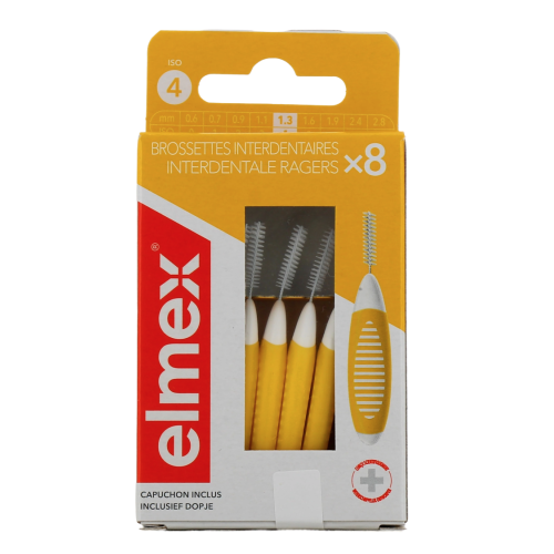Brossettes Interdentaires x 8 1,3 mm Brossettes Interdentaires x 8 1,3 mm