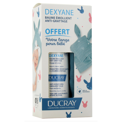 Dexyane Baume Émollient Anti-Grattage 400 ml + Lange Offert