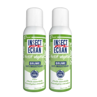 INSECT ECRAN ACTIF VEGETAL Brume Anti-Moustiques Dès 6 mois 2 x 100 ml