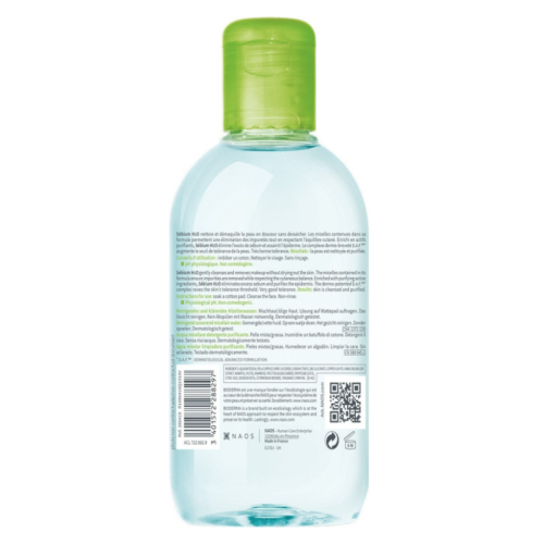 Sébium H2O Solution Micellaire Nettoyante Purifiante 250 ml