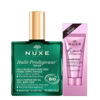 Huile Prodigieuse Néroli Bio 100 ml + Hair Prodigieux Le Shampooing Brillance Miroir 30 ml Offert