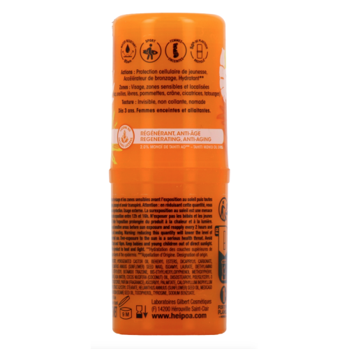 Stick Solaire Visage SPF50+ au Monoï de Tahiti 15 g