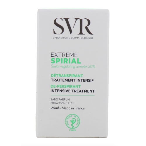 Spirial Extrême Traitement Détranspirant Intensif 20 ml Spirial Extrême Traitement Détranspirant Intensif 20 ml