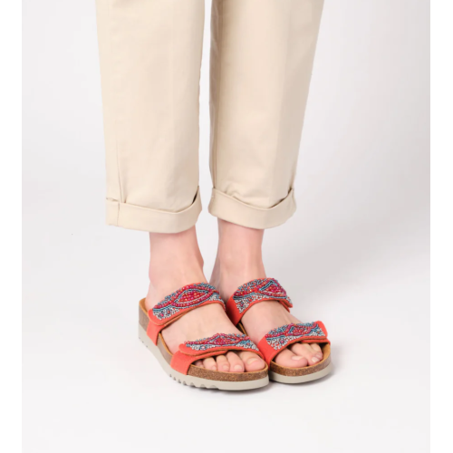 Mules - ZAFIRAH COMFORT - Orange Corail