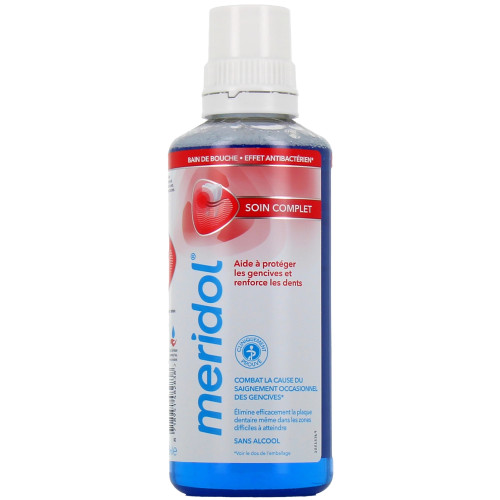 Meridol Bain Bouche Soin Complet 400ml - Protection Gencives Meridol Bain Bouche Soin Complet 400ml - Protection Gencives