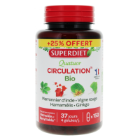 Quatuor Circulation Bio 120 Gélules + 30 Gélules Offertes