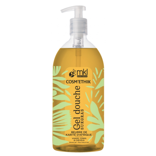 Cosm'Ethik Shampooing Douche Beurre de Karité d'Afrique 1 L