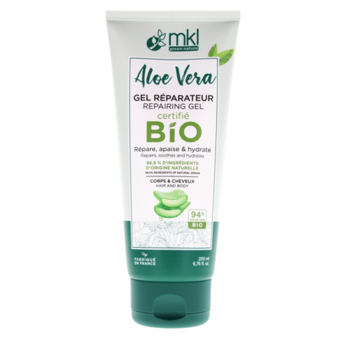 Aloe Vera Gel Réparateur Corps & Cheveux Bio 200 ml