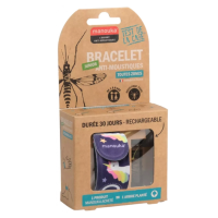Bracelet Anti-Moustiques Junior + Recharge 6 ml Licornes