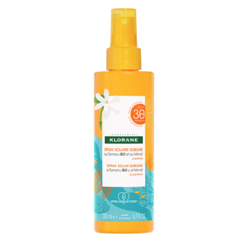 Spray Solaire Sublime au Tamanu Bio et Monoï SPF50 200 ml Spray Solaire Sublime au Tamanu Bio et Monoï SPF50 200 ml