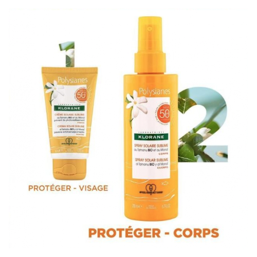 Spray Solaire Sublime au Tamanu Bio et Monoï SPF50 200 ml