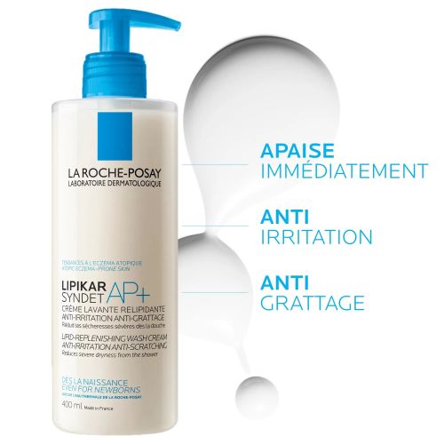 LIPIKAR Syndet AP+ Flacon Pompe 400 mL-4 LIPIKAR Syndet AP+ Flacon Pompe 400 mL-4