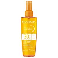 PHOTODERM - Huile Bronz Solaire Sèche SPF30 - Corps - Peaux Sensibles, 200ml