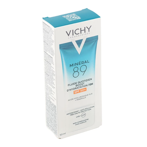Minéral 89 Fluide Quotidien Boost d'Hydratation SPF50+ 50 ml