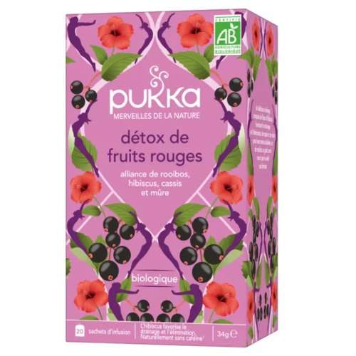 Tisane Détox de Fruits rouges Bio 20 sachets Tisane Détox de Fruits rouges Bio 20 sachets
