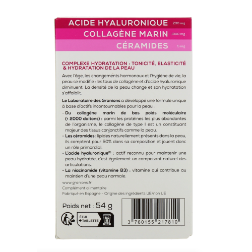 Complexe Hydratation Peau 60 comprimés