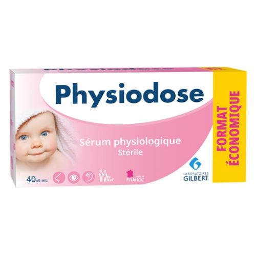 PHYSIODOSE sérum physiologique 40 Unidoses PHYSIODOSE sérum physiologique 40 Unidoses
