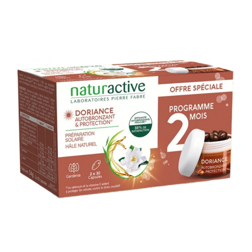 Naturactive Doriance AutoBronzant 60 Capsules - Teint Hâlé Naturactive Doriance AutoBronzant 60 Capsules - Teint Hâlé