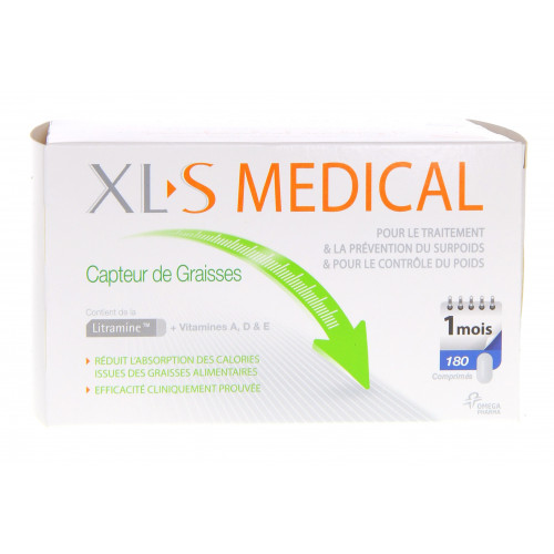 XLS Médical Capteur de Graisses 60 comprimés