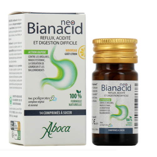 Neobianacid Acidité et Reflux 14 comprimés Citron