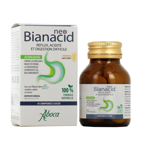Neobianacid Acidité et Reflux 45 comprimés Citron