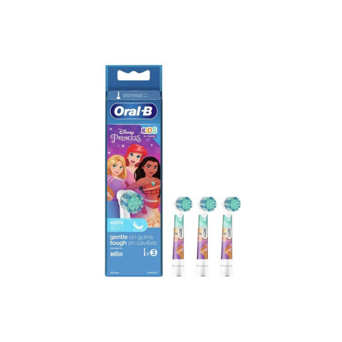 ORAL B Brossettes KIDS Stage Power 3 brossettes - Brossage doux ORAL B Brossettes KIDS Stage Power 3 brossettes - Brossage doux