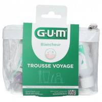 GUM Kit Voyage Blancheur 1 Kit - Hygiène Orale Parfaite avec