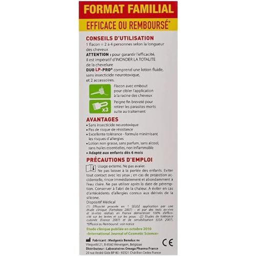 Lotion radicale lentes et poux Format Familial 200 mL Lotion radicale lentes et poux Format Familial 200 mL