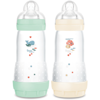MAM Easy Start débit rapide biberon 2 x 320 ml Vert + Beige
