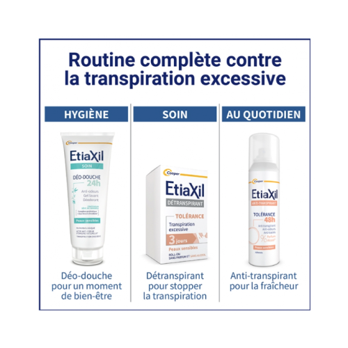 Anti-Transpirant Tolérance 48H Lot de 2 x 150 ml