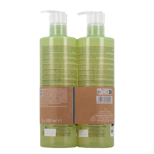 Exomega Control Gel Lavant Émollient 2 en 1 Anti-Grattage 2 x 500 ml