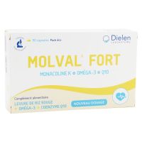 MOLVAL FORT Équilibre du cholestérol 90 Comprimés