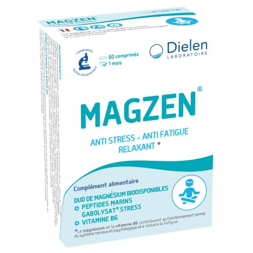 DIELEN MAGZEN Anti stress - Anti fatigue et relaxant Boite de 60 comprimés DIELEN MAGZEN Anti stress - Anti fatigue et relaxant Boite de 60 comprimés
