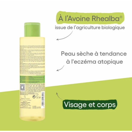 Huile lavante émolliente Exomega Control 200 ml