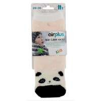 Aloe Cabin Socks Chaussettes Hydratantes 28-36 Enfant Panda Rose