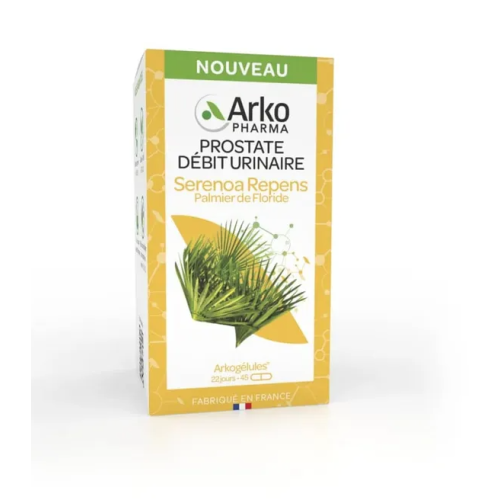 ARKOGÉLULES Serenoa Repens Palmier de Floride Prostate Débit Urinaire 45 gélules ARKOGÉLULES Serenoa Repens Palmier de Floride Prostate Débit Urinaire 45 gélules