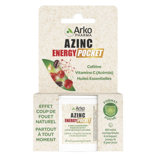 Azinc Energy Pocket 60 Mini Comprimés Azinc Energy Pocket 60 Mini Comprimés
