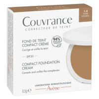COUVRANCE Fond de Teint Compact Crème SPF30 Teinte 1.4 Doré 8,5 g