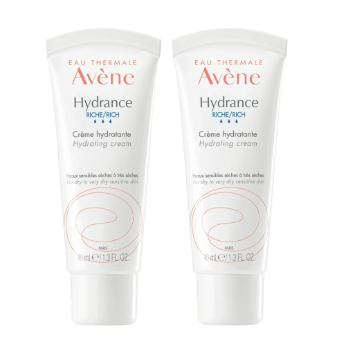 HYDRANCE RICHE Crème Hydratante Visage - Peaux Sèches à Très Sèches 2 x 40 ml