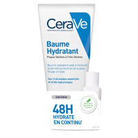Cerave Body Baume Hydratant visage et corps pour les peaux sèches à très sèches 177 ml + Mini Crème Lavante offerte