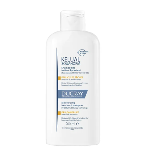 Kelual Squanorm Shampooing Traitant Hydratant Pellicules Sèches 200 ml Kelual Squanorm Shampooing Traitant Hydratant Pellicules Sèches 200 ml