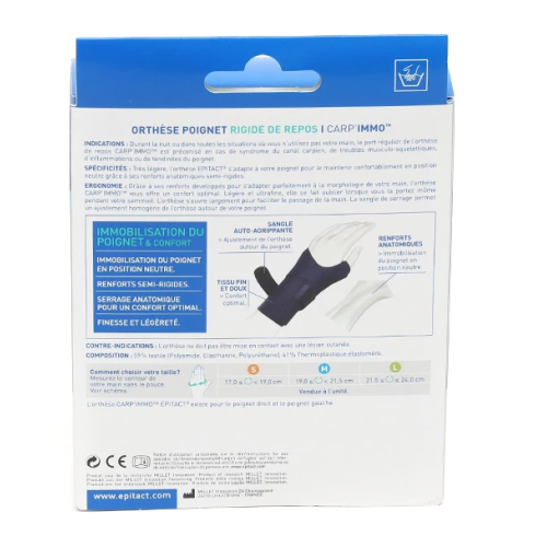 Attelle de poignet droit Carp'Immo Taille L